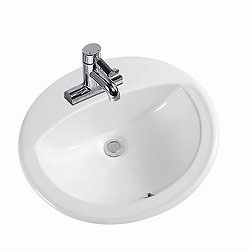 White Circle Bathroom Sink SK-25(FZ1916W)