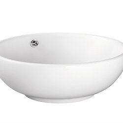 White Circle Bathroom Sink TP5902