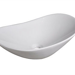 White Circle Bathroom Sink TP7811A