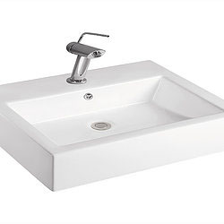 White Sqaure Bathroom Sink TP5912